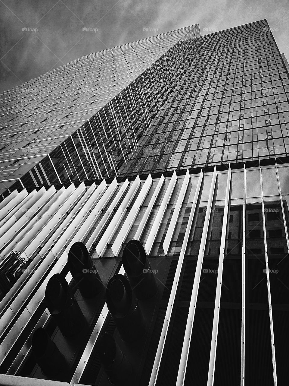 Black & White High rise Office Building 