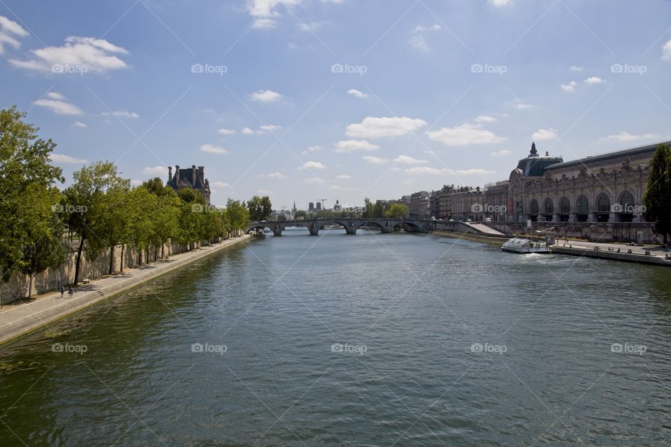 view of the river seine