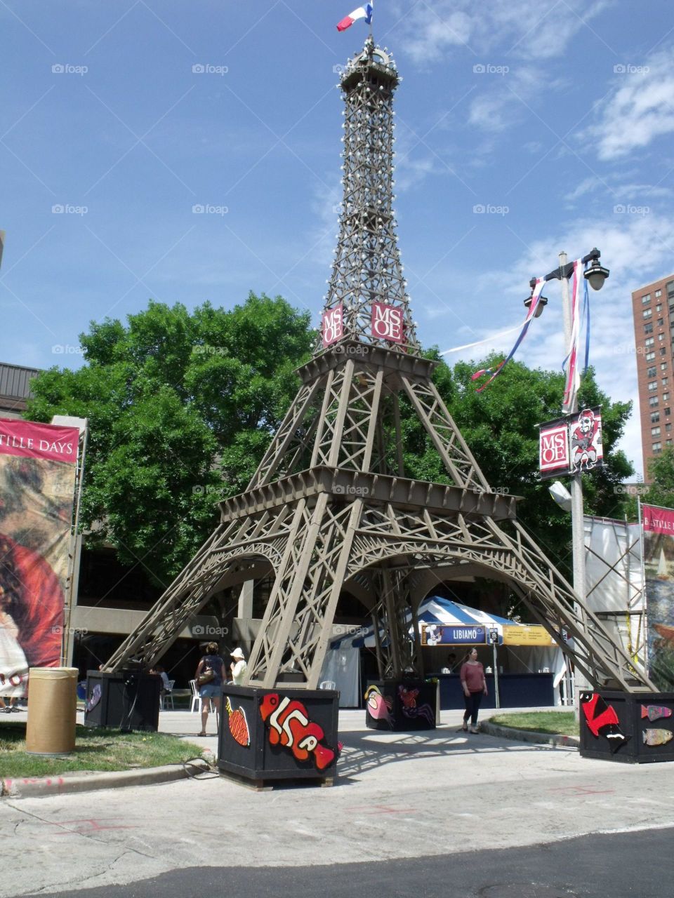Eiffel Tower in Milwaukee for Bastille Days