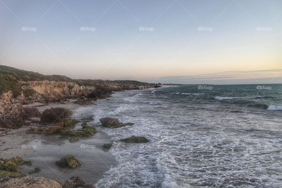 Beautiful Cliff side at the Beach