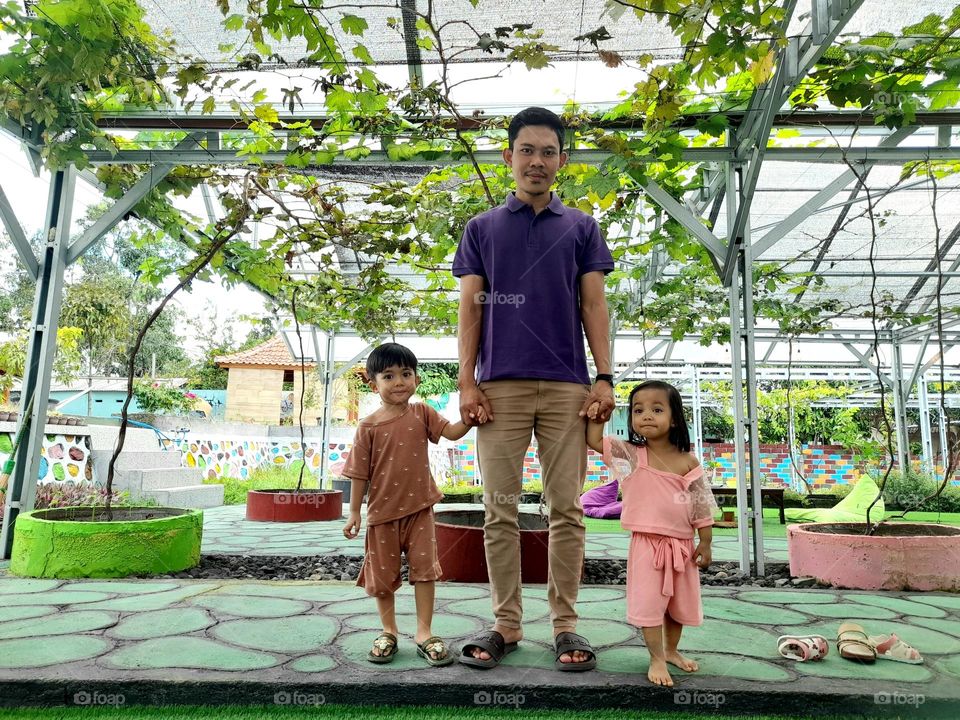 Happy day with daddy