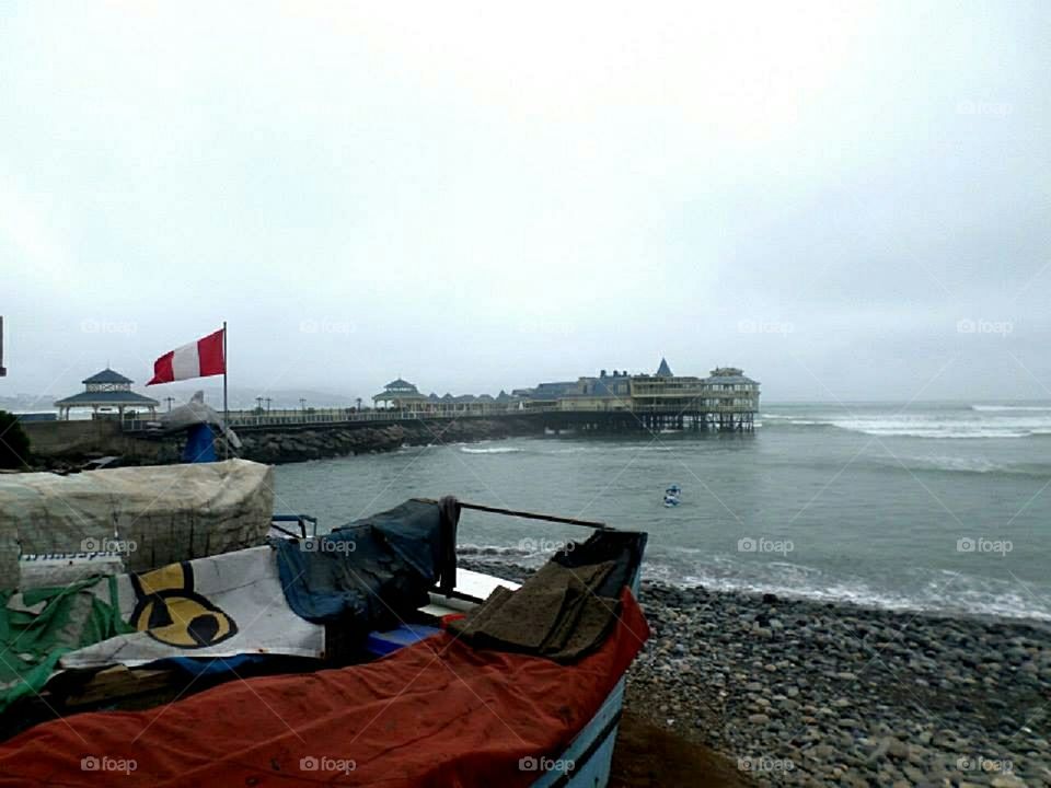 Playa en Lima, Perú