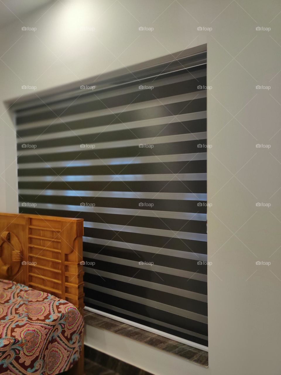 Zebra blinds window covering