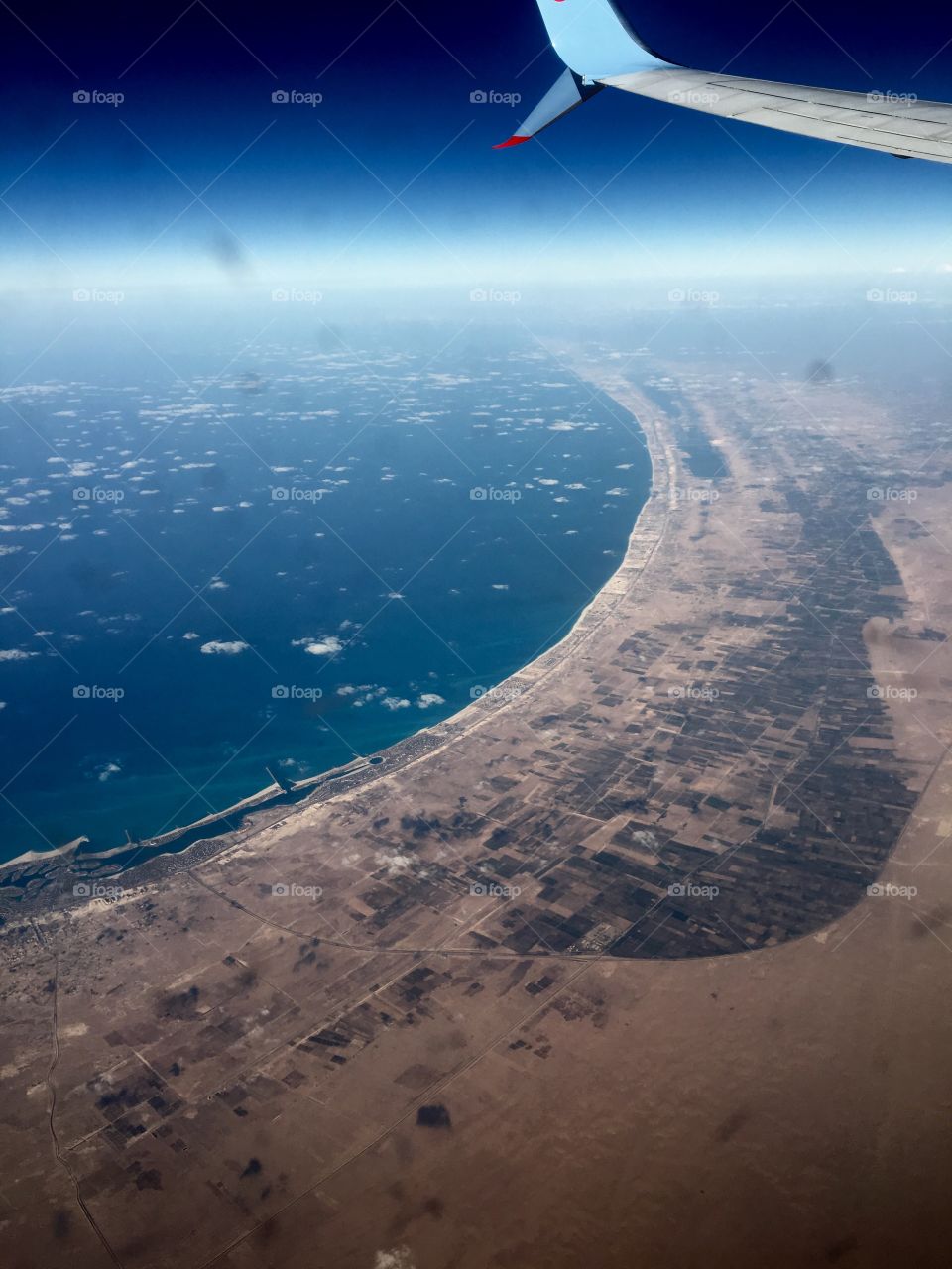 Egyptian coastline 