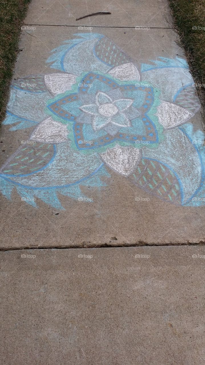 Concrete lotus