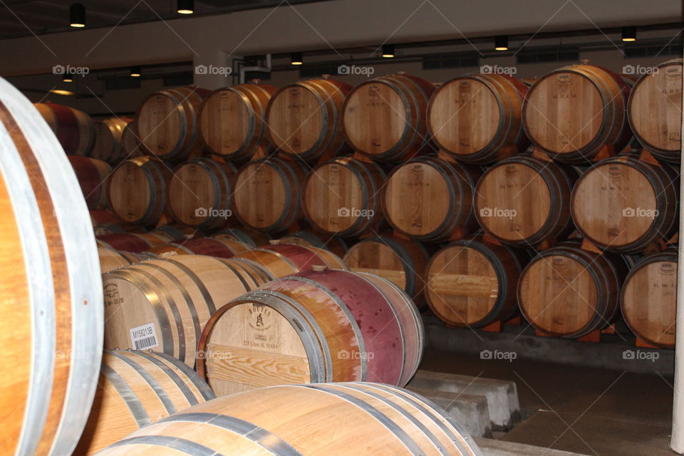 Wine barrels 