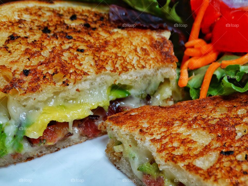 Gourmet Grilled Cheese With Avocado