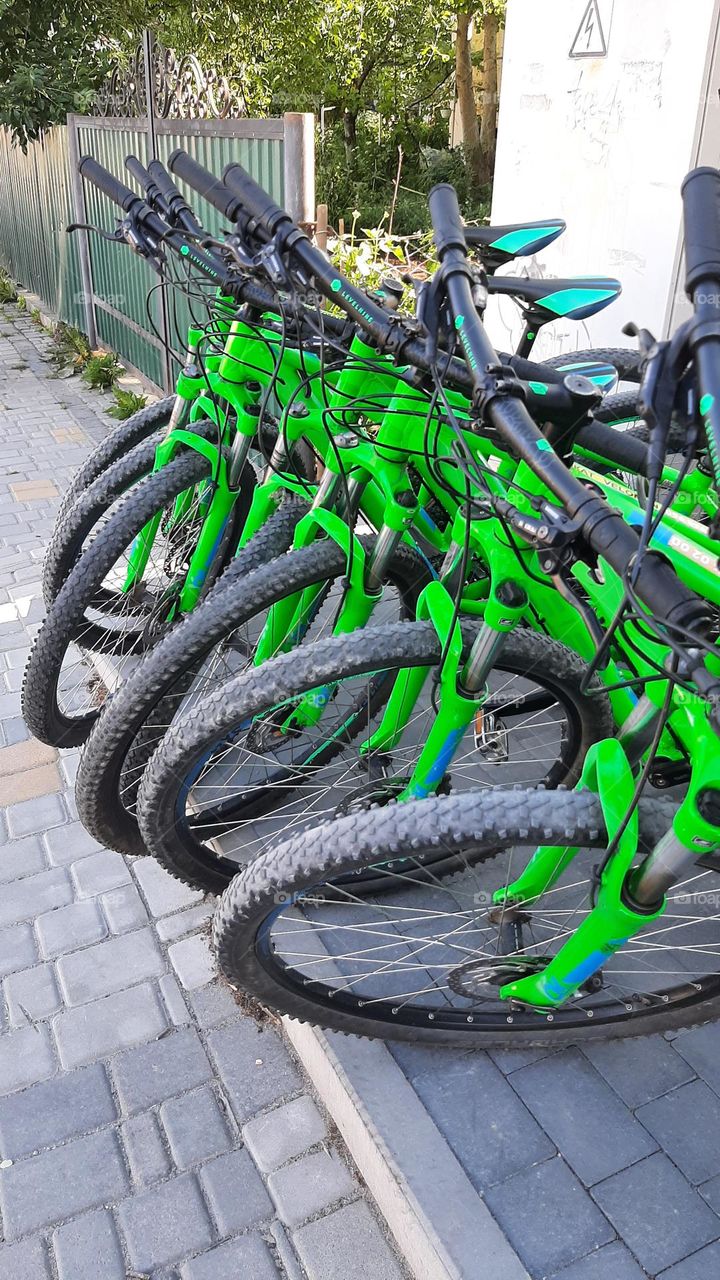 green bikes