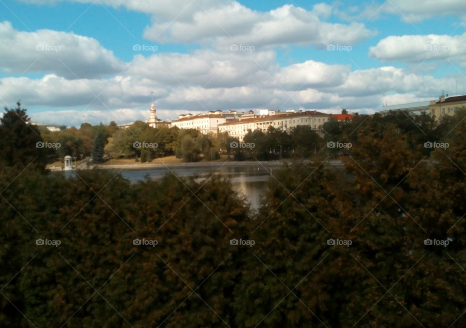 river streetscape