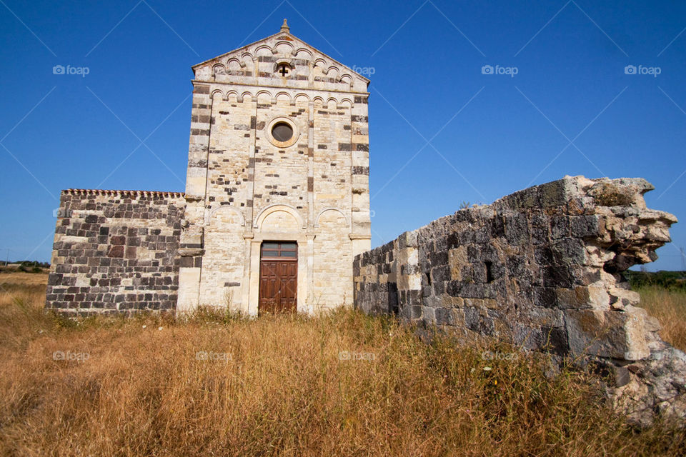 Abandoned church in Sardinia