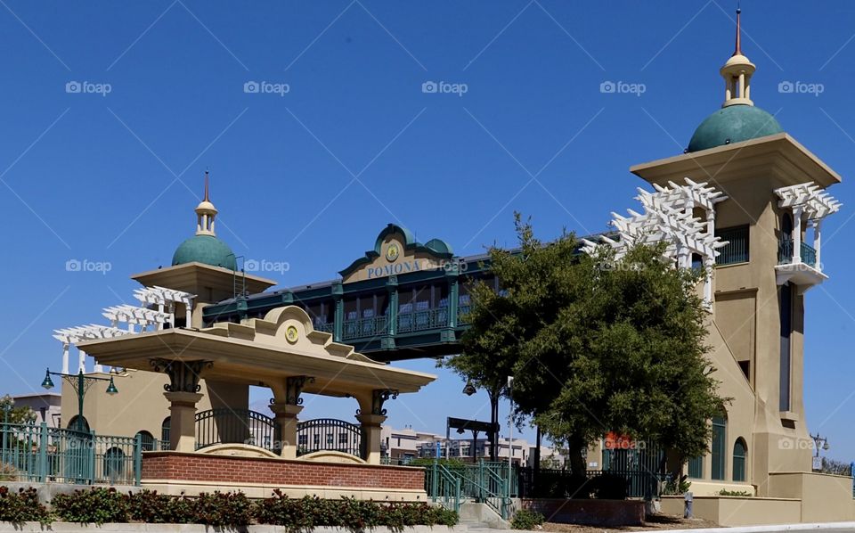 Train station in Downtown Pomona 