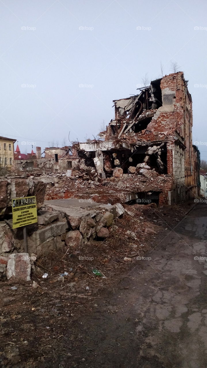 Ruins of the old church, Vyborg