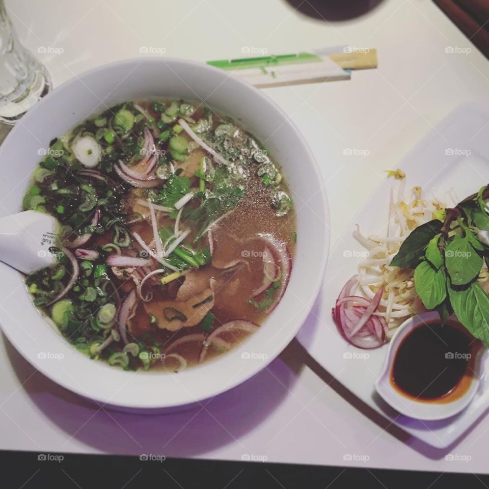 Pho soup 