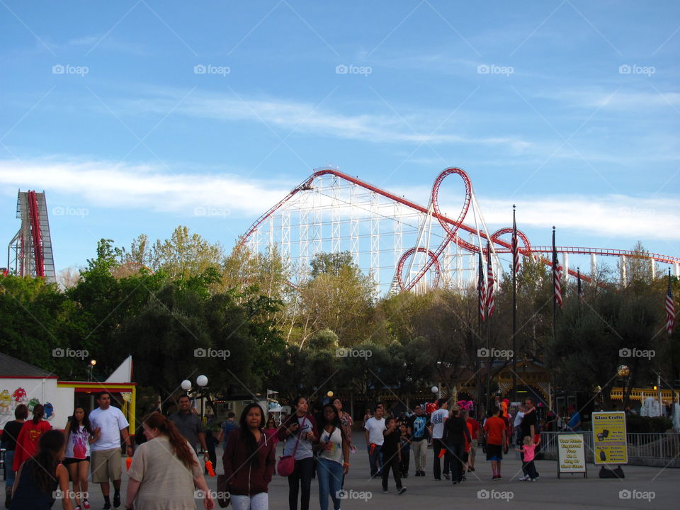 Six flags! I went two months ago! This is an old photo. It was pretty fun! 