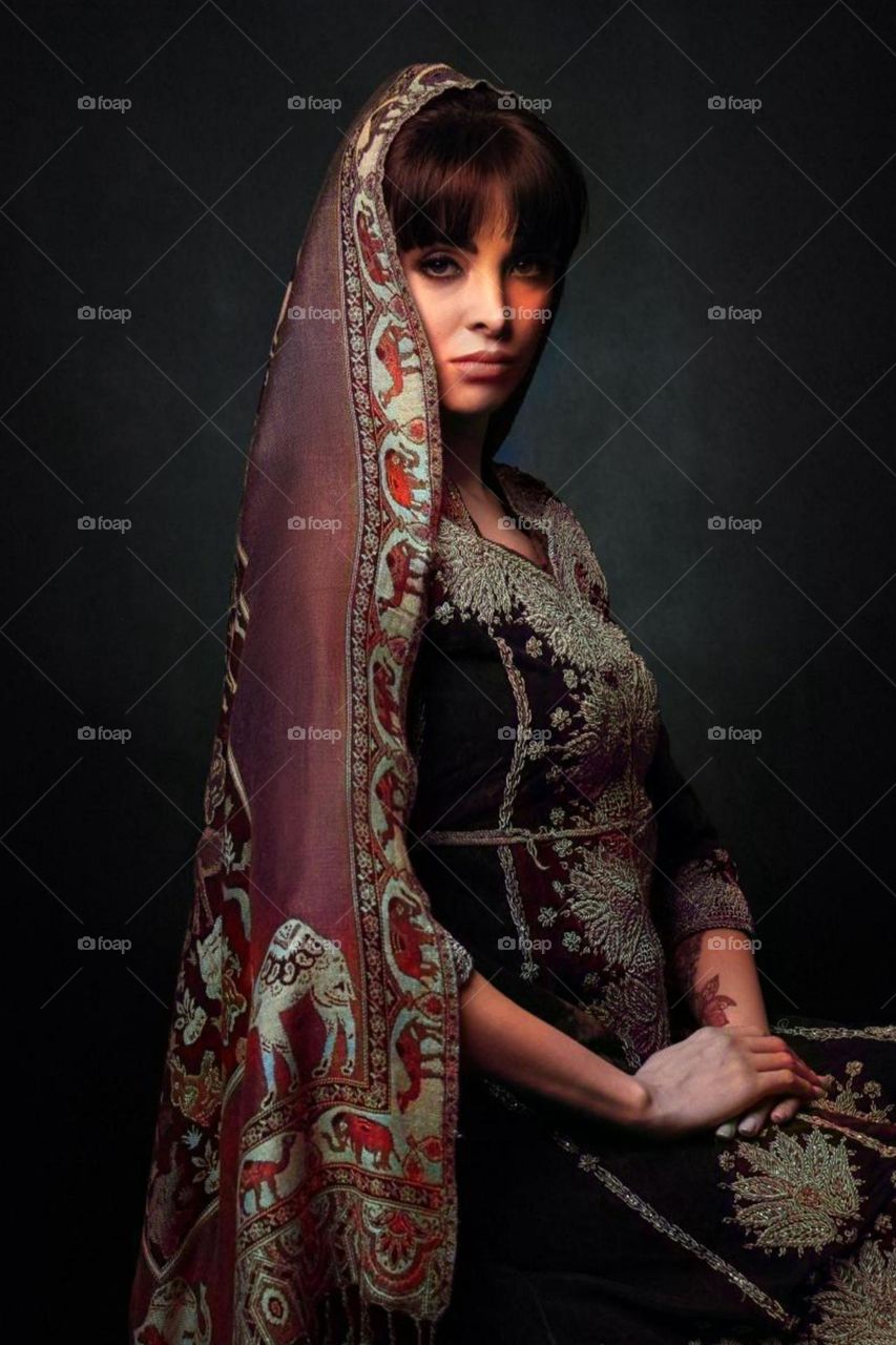 beautiful woman in india