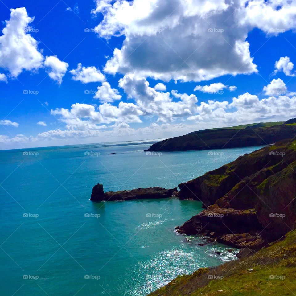 The cliffs at Torbay