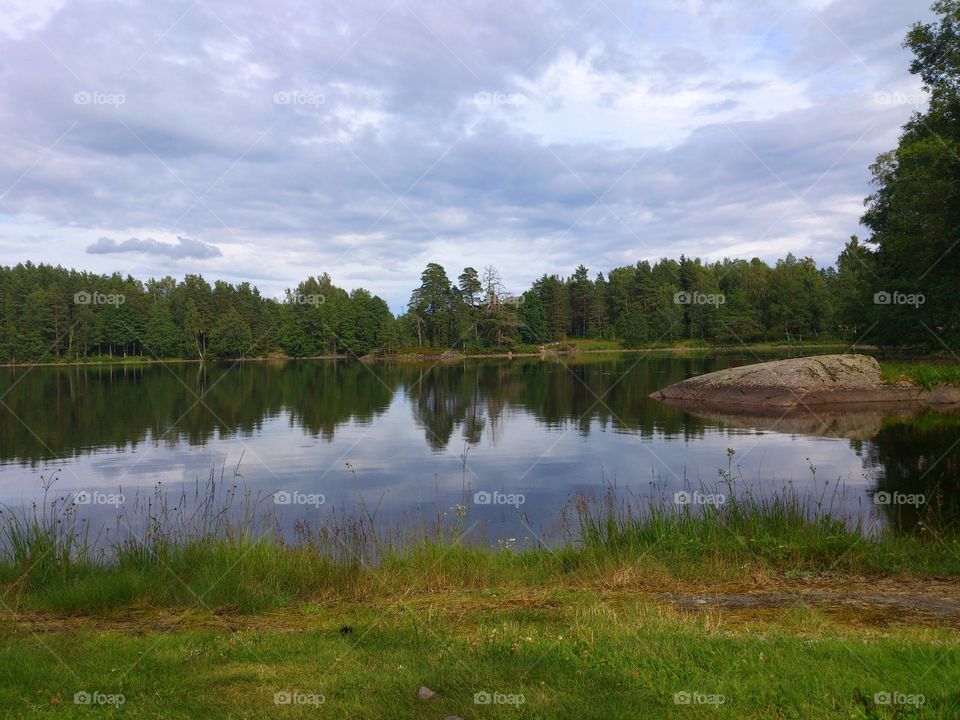 Landscape reflection 