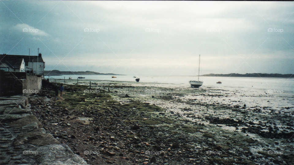 boats estuary marshes low tide by clarkie28