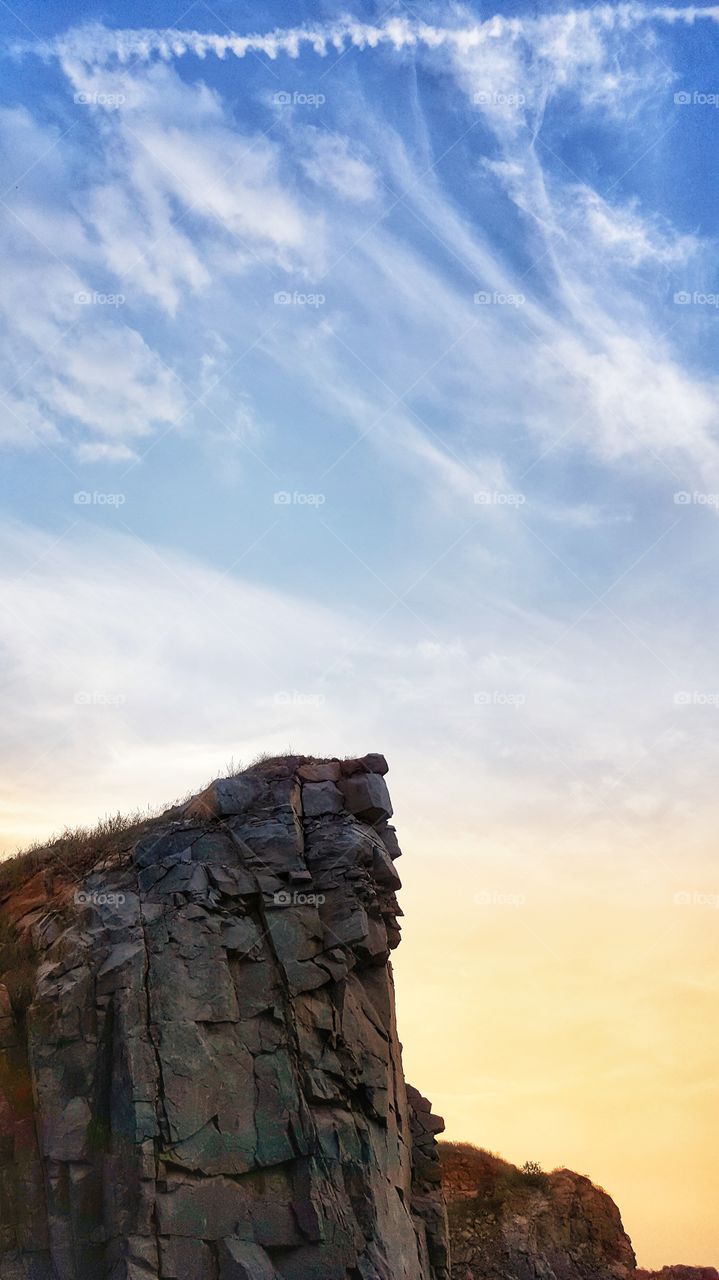 #rockscape #rocks #sky #mines #quary #sunset #mobile_click #s6edgeplus