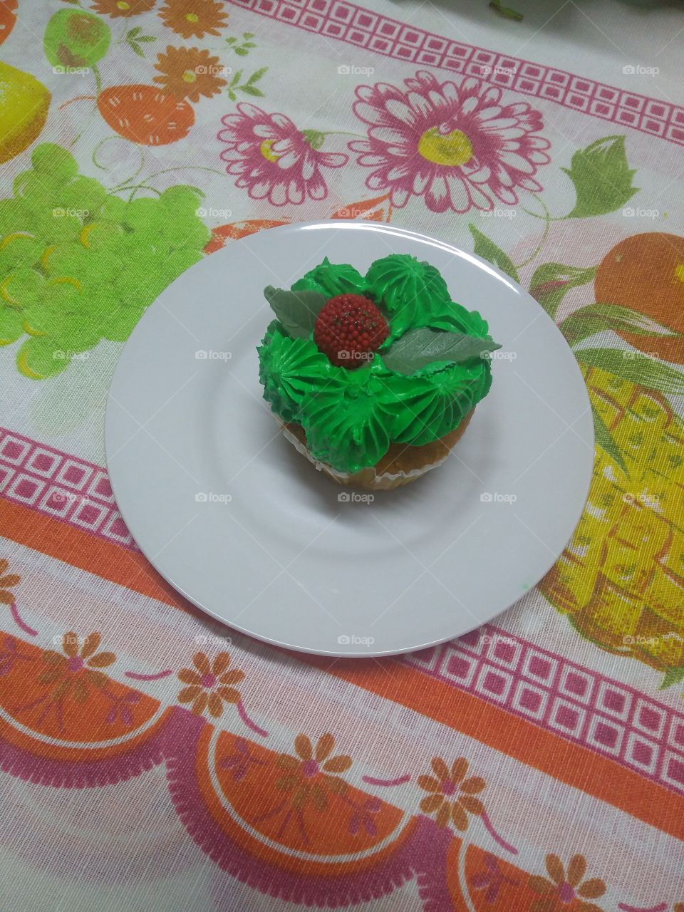 Green Grass cupcake