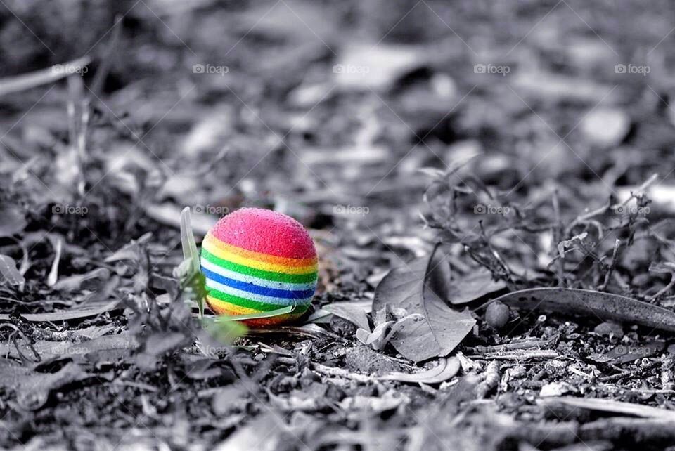 Rainbow ball