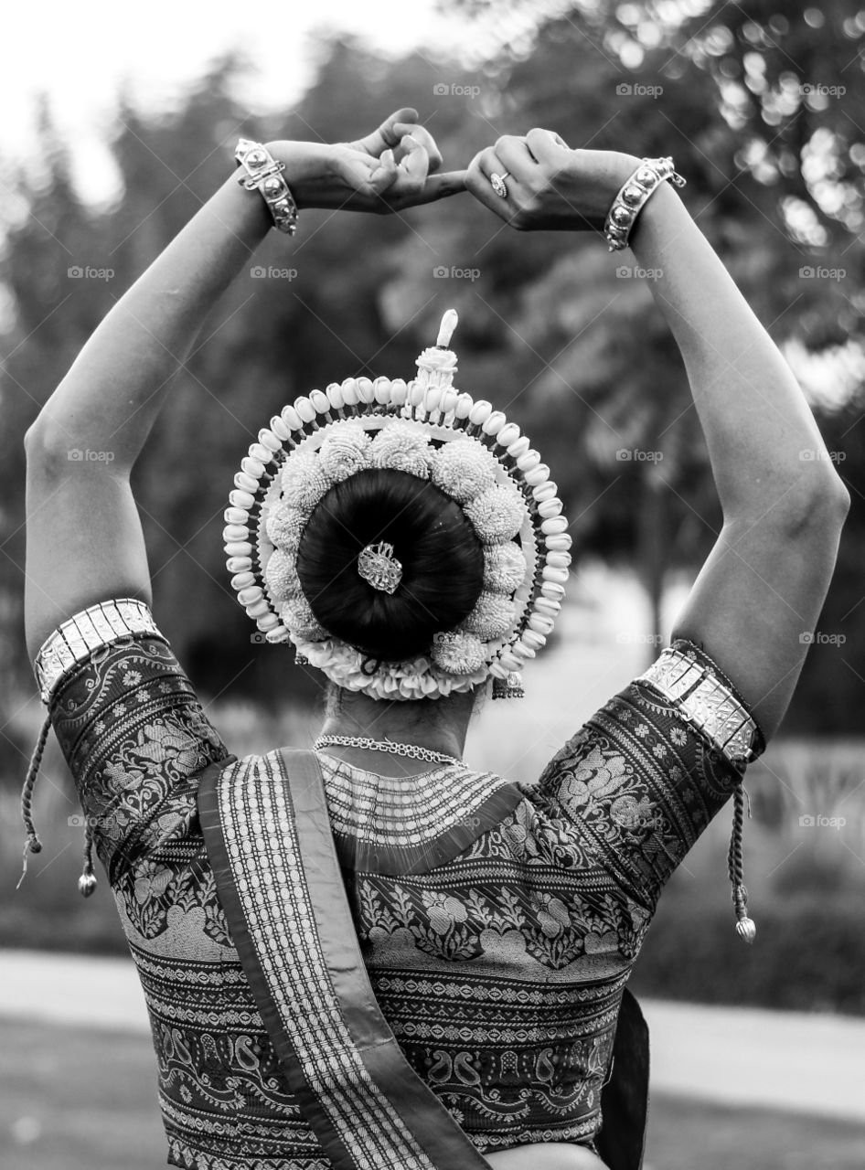 Navratri Celebrations B&W