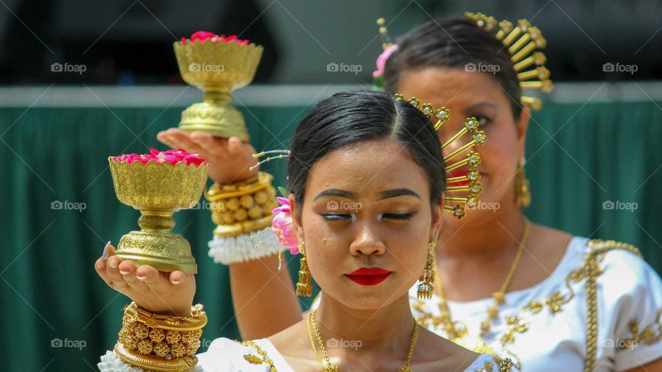 Asian Flower Dance