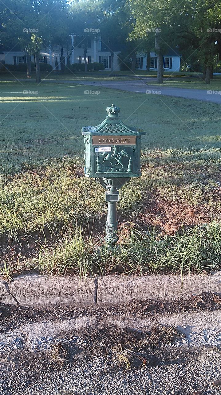 pony expresd. i saw this mailbox and thought it was historic