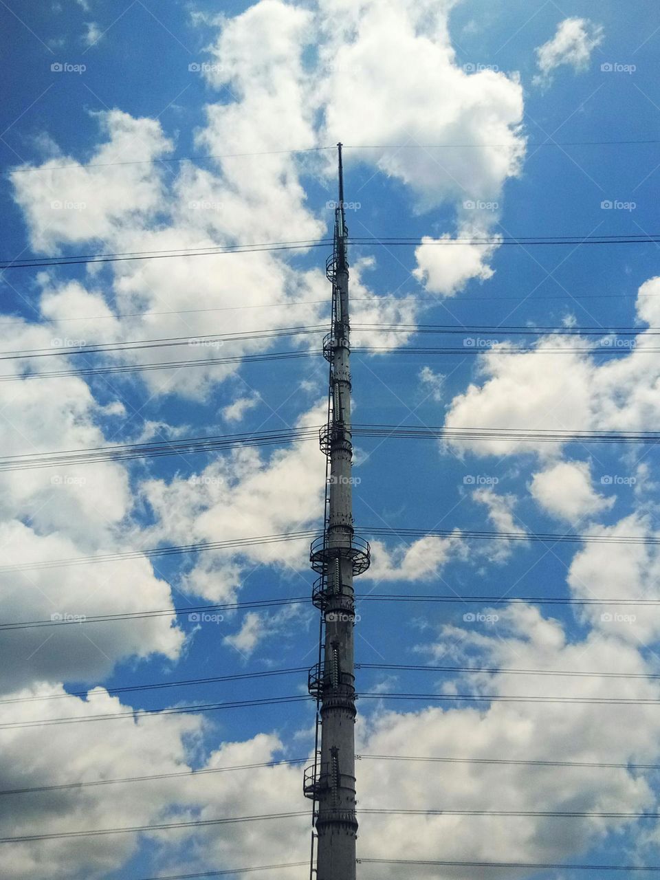 Sky and Cloud with Tower Electron