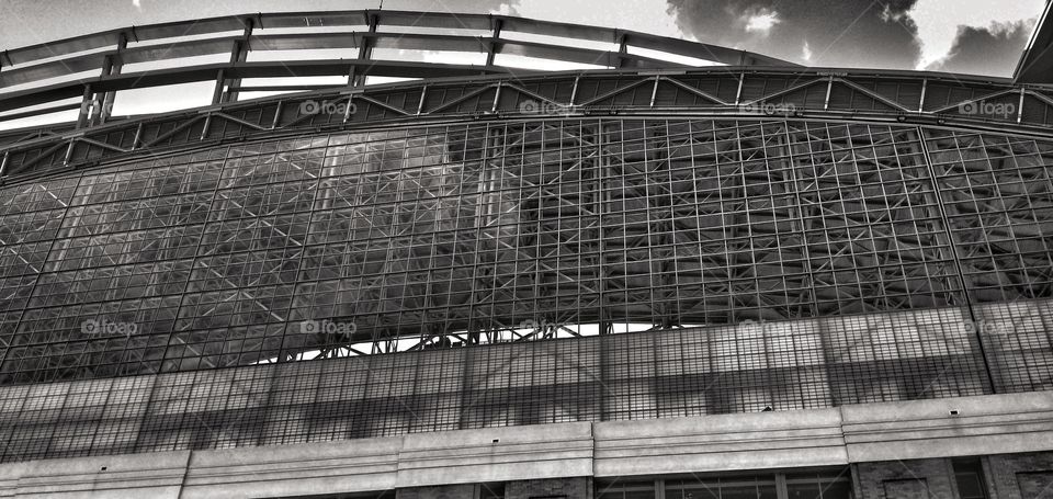 Architecture. Stadium With Retractable Roof