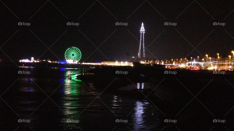 A view of Blackpool Illuminations