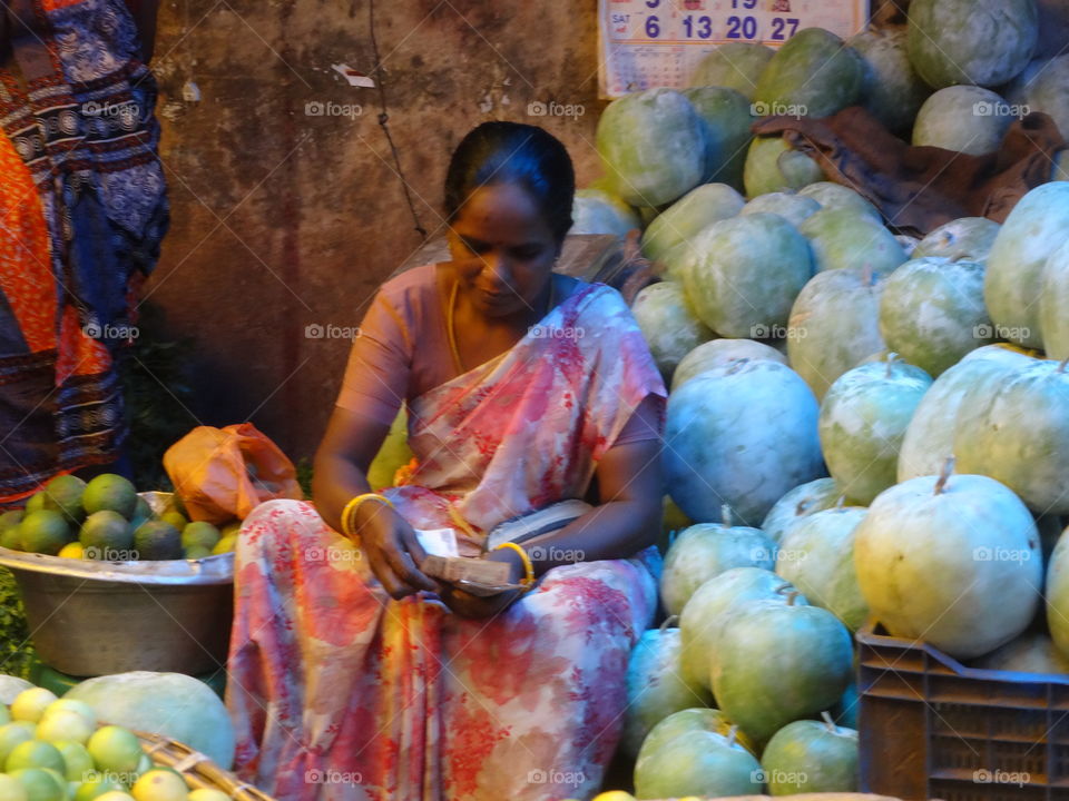 market in Pondicheri India