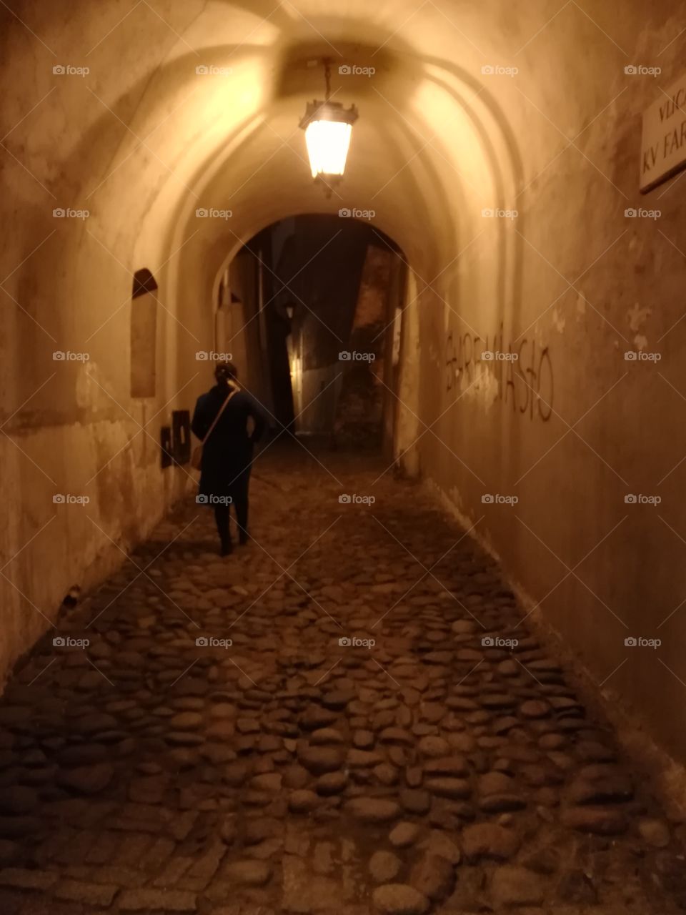 Night walking on Lublin Old Town