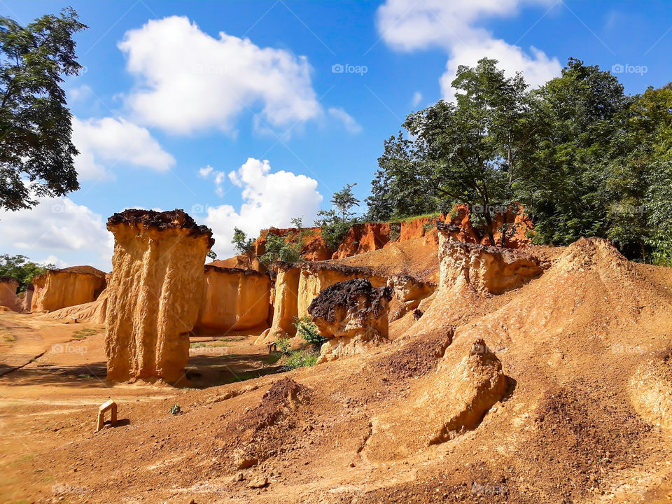 Grand Canyon of Thailand was known as Phae Mueang Phi ,Phrae in Thailand