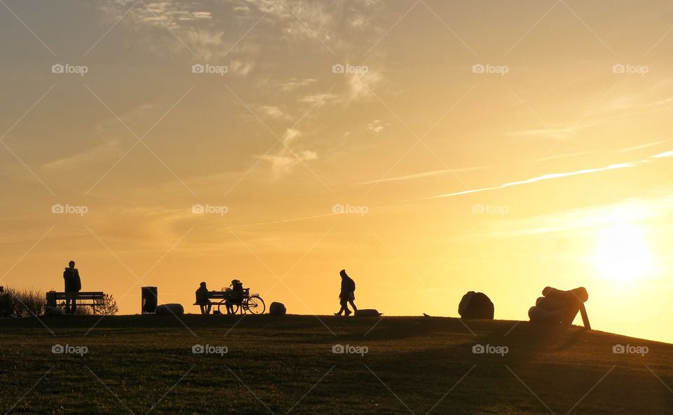 Sunset in Västra Hamnen