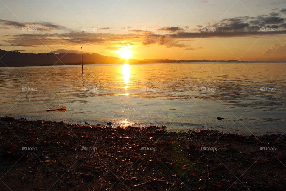 Sunrise at Taurama Beach, Port Moresby
