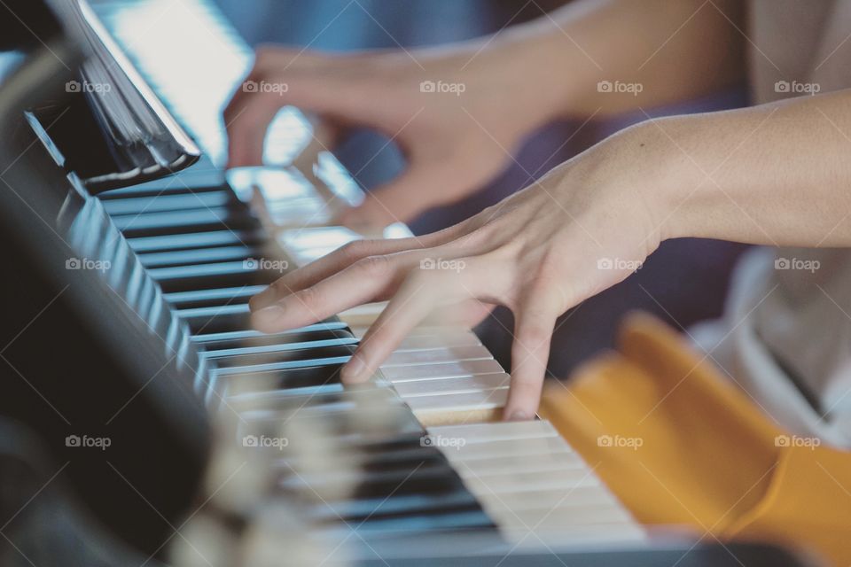 Piano, Music, Instrument, Indoors, Woman