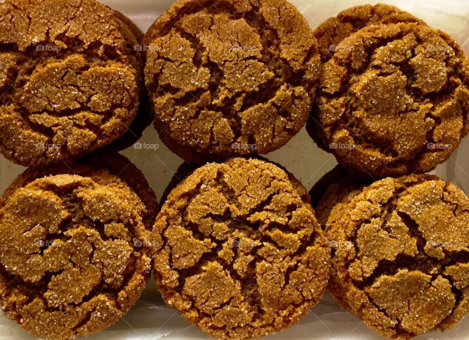 Chewy ginger molasses cookies JC