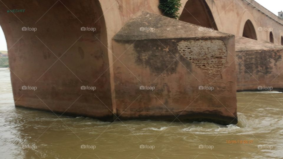 old bridge on the river