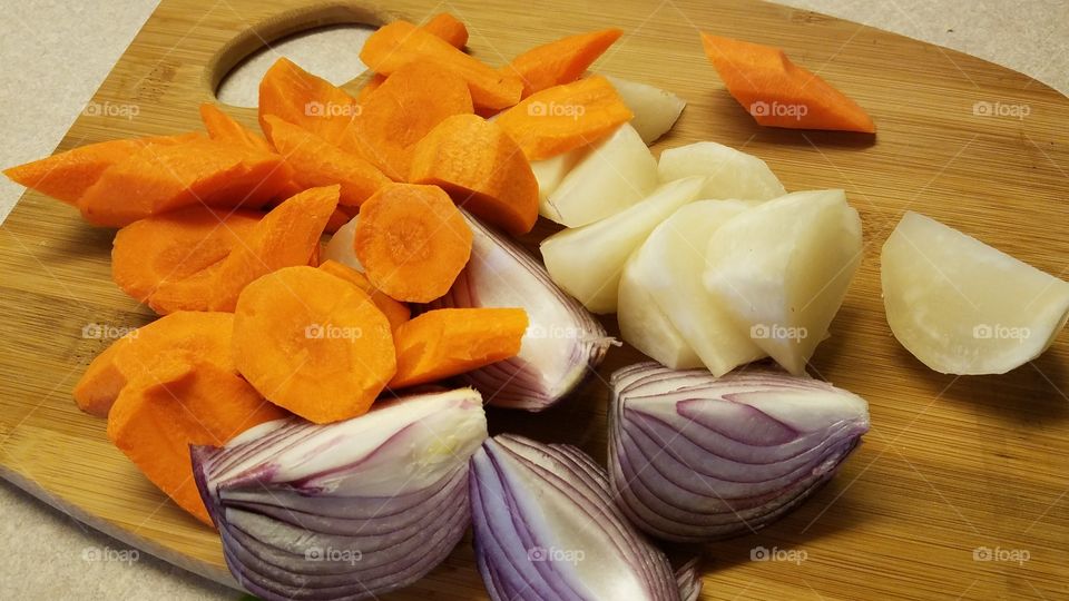 Cut Vegetables