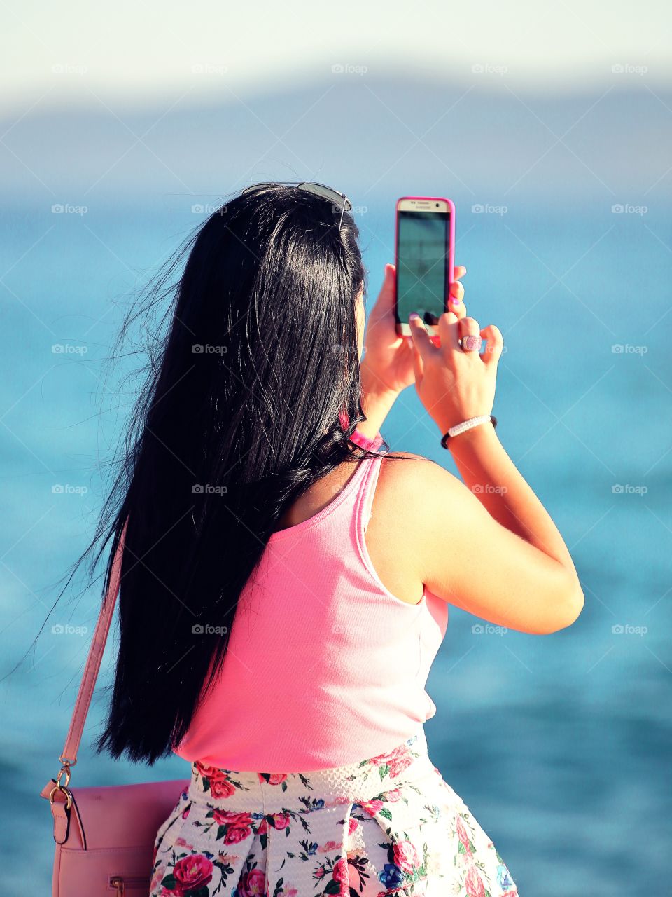 Beach, Woman, Summer, Water, Sea