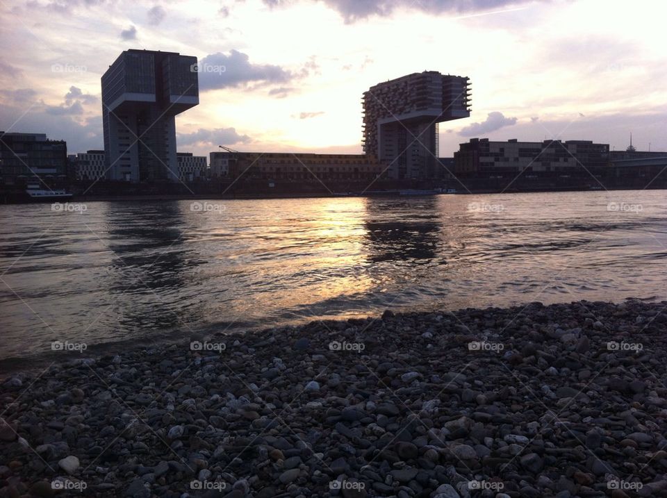 Sunset in Cologne