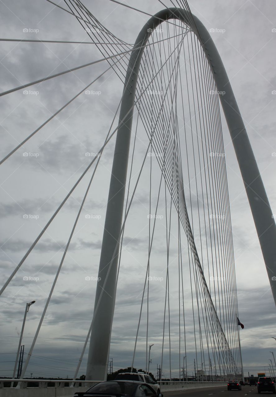 Bridge architecture . Continental bridge in Dallas, tx