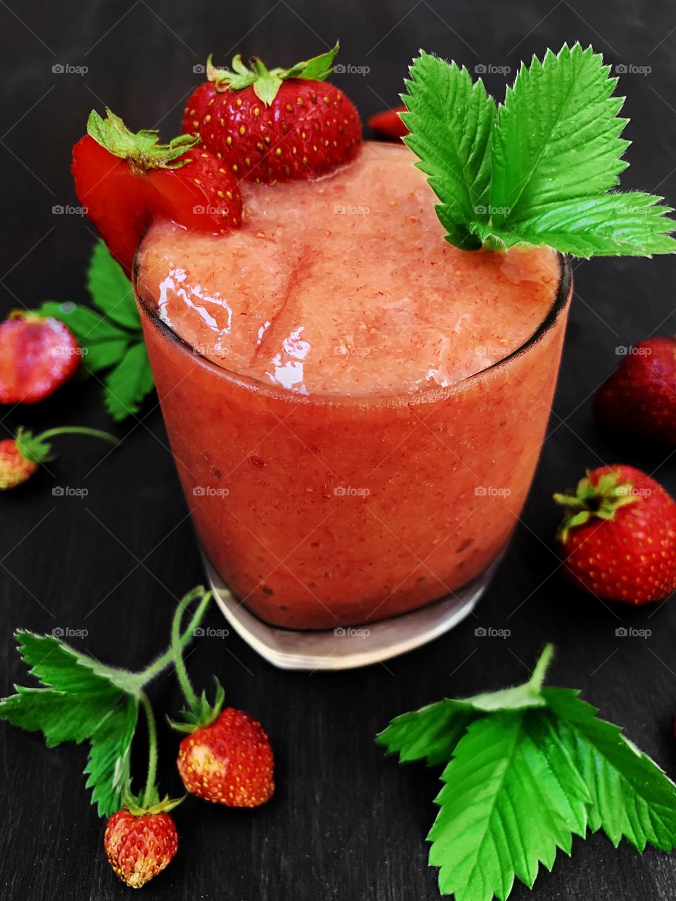 Strawberry smoothie 