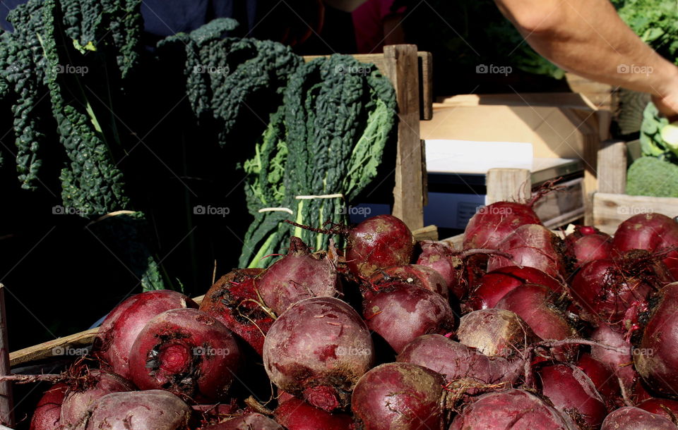 Vegetables, local market.