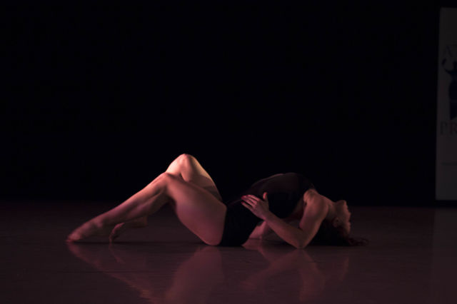 Dancer doing a very emotional dance