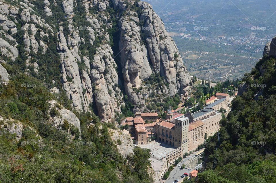 Montserrat from above