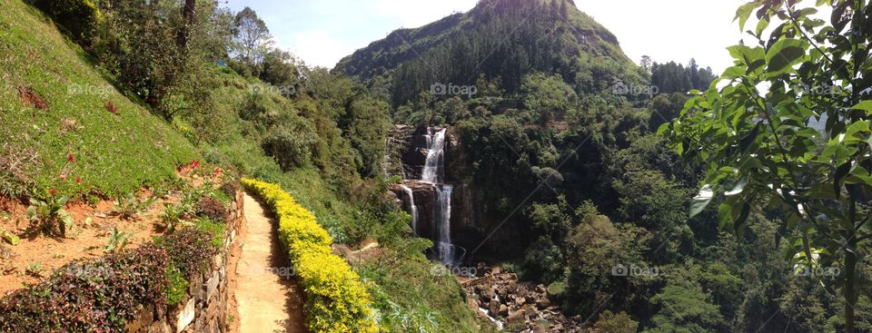 Ramboda Falls,  Sri Lanka