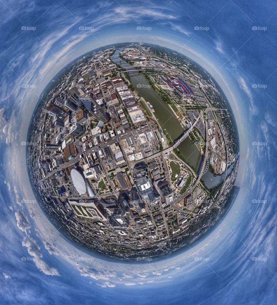 Spherical Panorama Of Nashville 