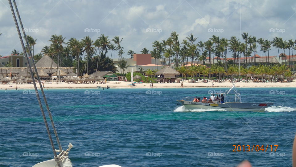 Tropical Beach front vacation